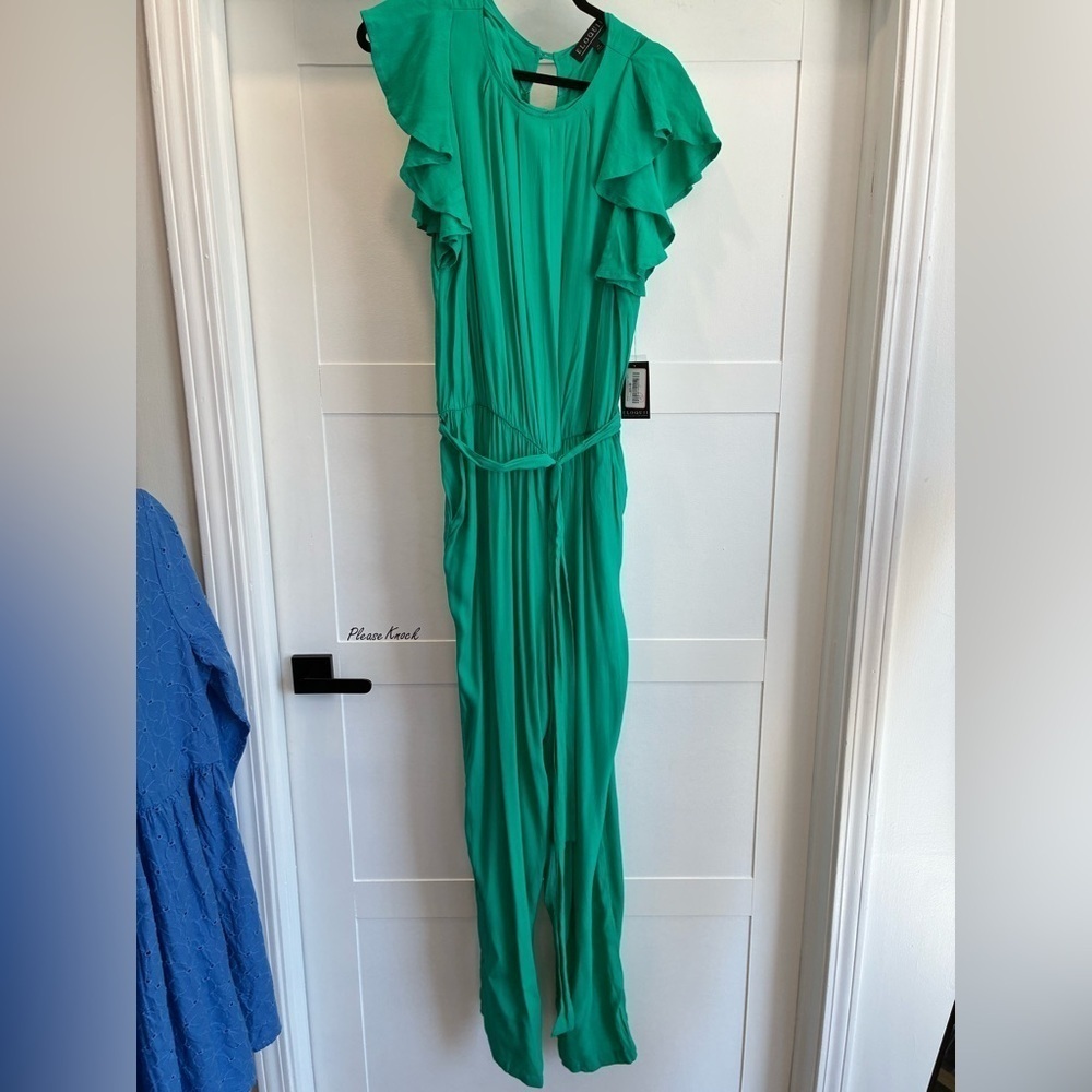 Eloquii green jumpsuit size 14